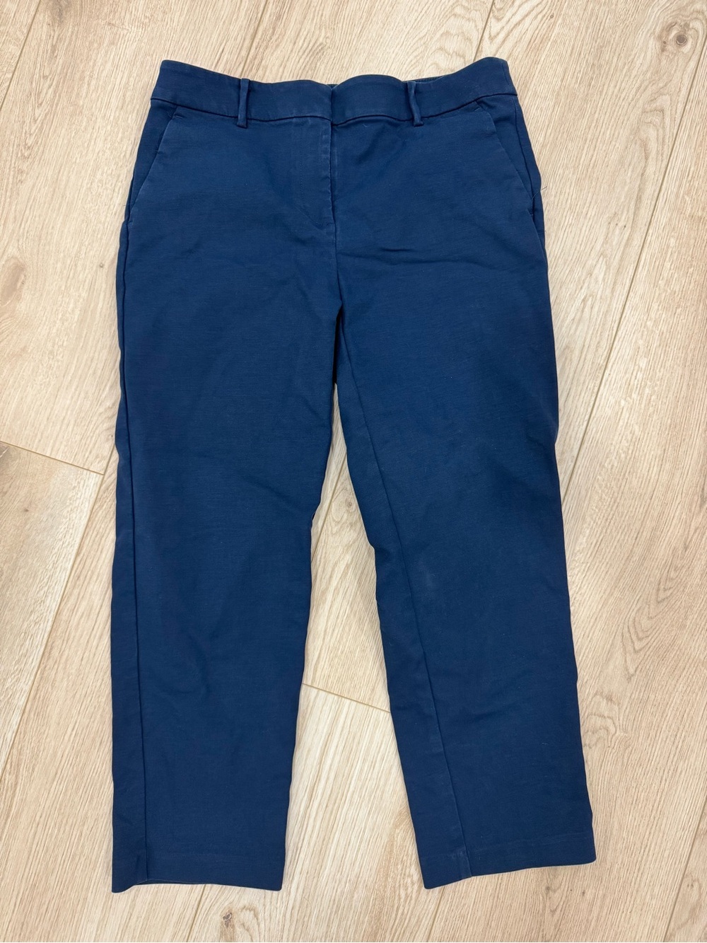 LOFT Women's Navy Ankle Cropped Pants